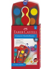 Faber-Castell CONNECTOR Farbkasten · 24 Farben · inkl. Deckweiß