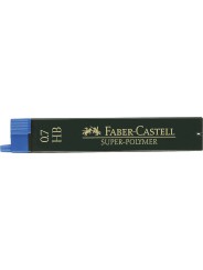 Faber-Castell Feinmine SUPER POLYMER Stärke: 0,7 mm · Härtegrad: HB · tiefschwarz