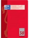 Oxford Schulheft A4 · Lineatur 38 (kariert mit Doppelrand · perforiert · gelocht) · 90 g/m² · 16 Blatt