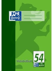 Oxford Vokabelheft A5 · Lineatur 54 (3 Spalten) · 90 g/m² · 40 Blatt