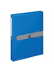 Herlitz Heftsammler A4 PP-Kunststoff · 4 cm easy orga to go · opak blau