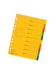 Herlitz Register · DIN A4 · Colorspan XXL · 10-teilig · 265 g/m² · 240 x 297 mm