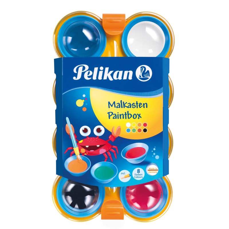 Pelikan Deckfarbkasten mini-friends® 755/8 · mit 8 Farben + Pinsel