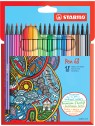 STABILO® Premium-Filzstift STABILO® Pen 68 · Kartonetui mit 18 Farben