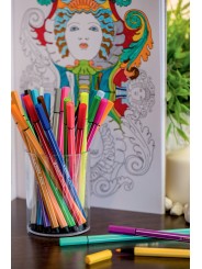 STABILO® Premium-Filzstift STABILO® Pen 68 · Kartonetui mit 18 Farben