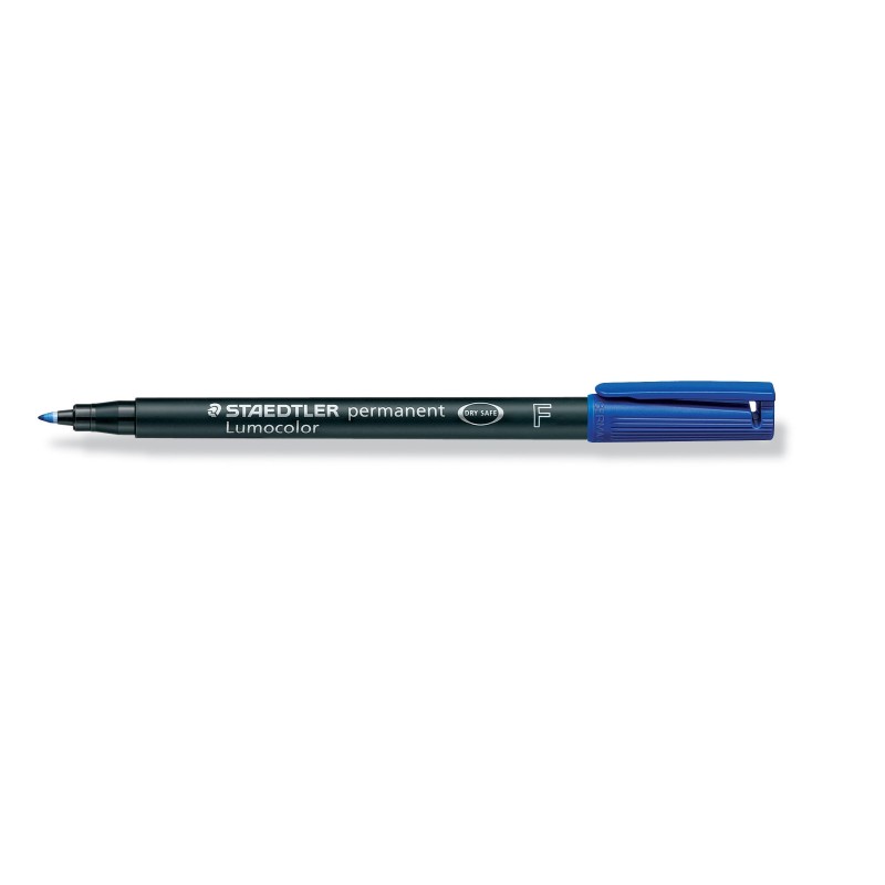 STAEDTLER® Permanentschreiber Lumocolor 313 permanent · feine F-Spitze 0,6 mm  · blau