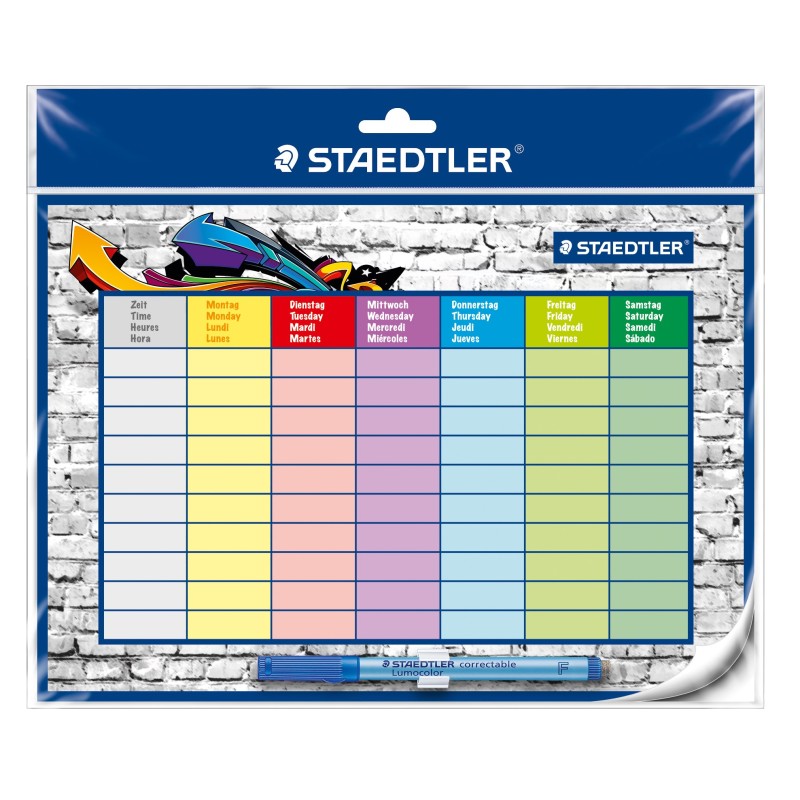 STAEDTLER® Stundenplan Lumocolor® correctable