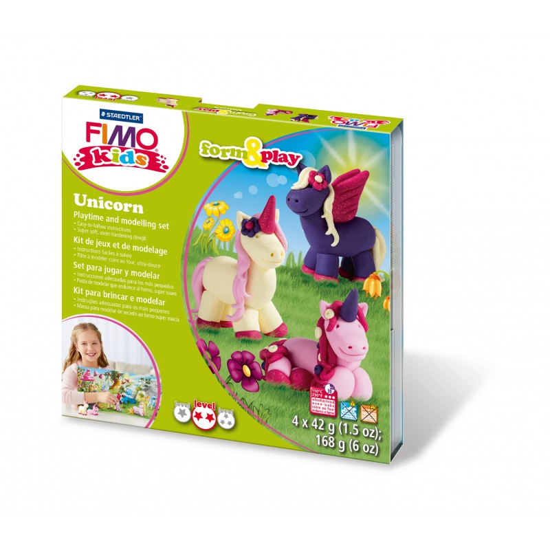 STAEDTLER® Modelliermasse FIMO® Kids Form & Play Unicorn