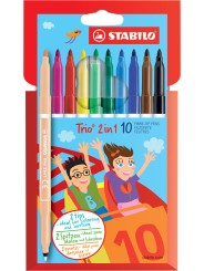 STABILO® Filzstift und Fineliner in einem STABILO® Trio® 2 in 1