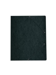 Herlitz Einschlagmappe / Jurismappe Colorspan · mit Gummizug · Colorspan-Karton, 355 g/qm · schwarz