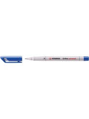 STABILO® Folienstift STABILO® OHPen universal · Fein (F) 0,7 mm · wasserlöslich · blau