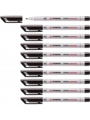 STABILO® Folienstift STABILO® OHPen universal · Medium (M) 1 mm · wasserlöslich · schwarz