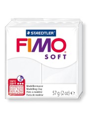 FIMO® soft ofenhärtende STAEDTLER® Modelliermasse - 57g - weiß - 8020-0