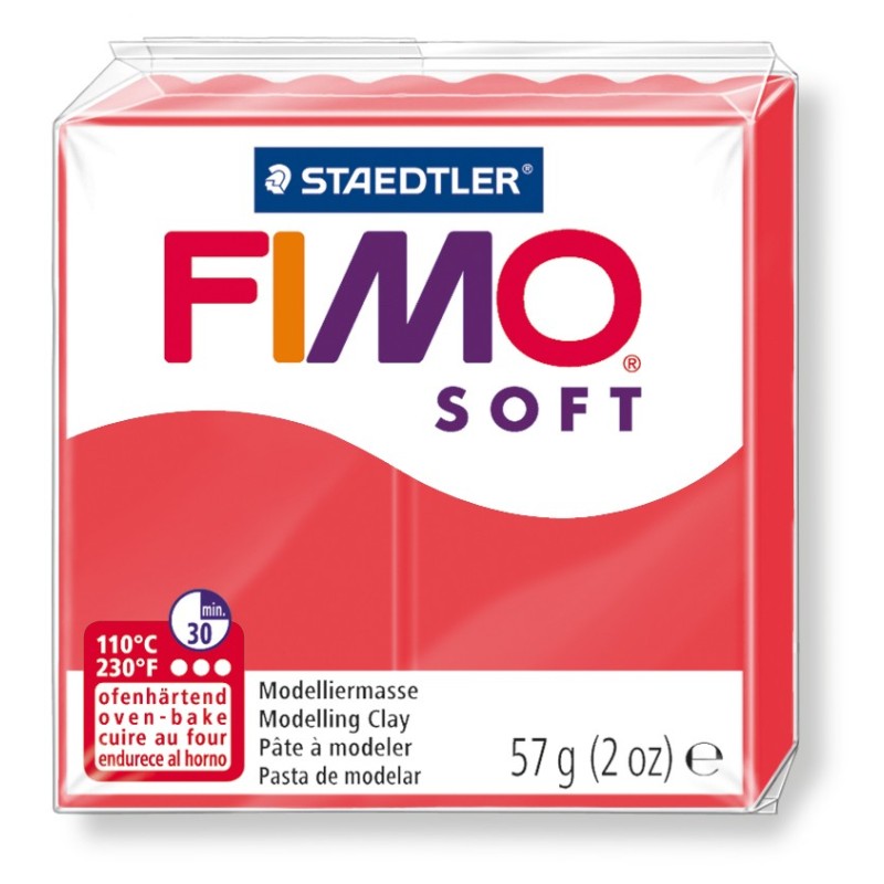 FIMO® soft ofenhärtende STAEDTLER® Modelliermasse - 57g - flamingo - 8020-40