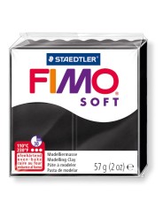 FIMO® soft ofenhärtende STAEDTLER® Modelliermasse - 57g - schwarz - 8020-9