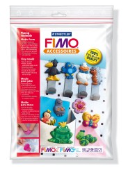 STAEDTLER® FIMO Zubehör 8742 09 Motiv-Form "lustige Tiere"