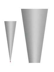 Roth Schultütenrohling · grau · 70cm