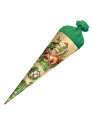 Roth Schultüte / Zuckertüte · mit Filzverschluss · 70cm · rund · Veganosaurus