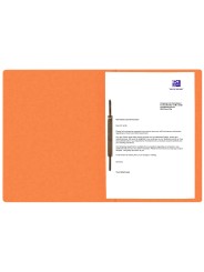 Oxford Top File + A4 Schnellhefter · exklusiver 390 g/m² Multi´Strat™ Karton· DIN A4 · orange