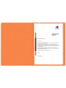 Oxford Top File + A4 Schnellhefter · exklusiver 390 g/m² Multi´Strat™ Karton· DIN A4 · orange