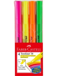 Faber-Castell · Textmarker · Textliner 38 · 4er