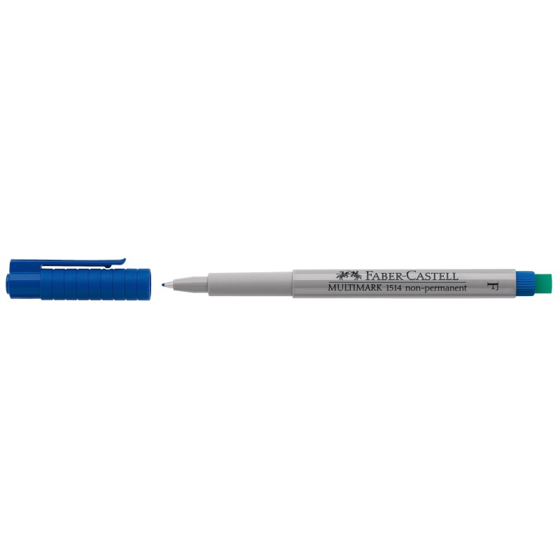 Faber-Castell · Folienstift Multimark · non permanent · F · blau