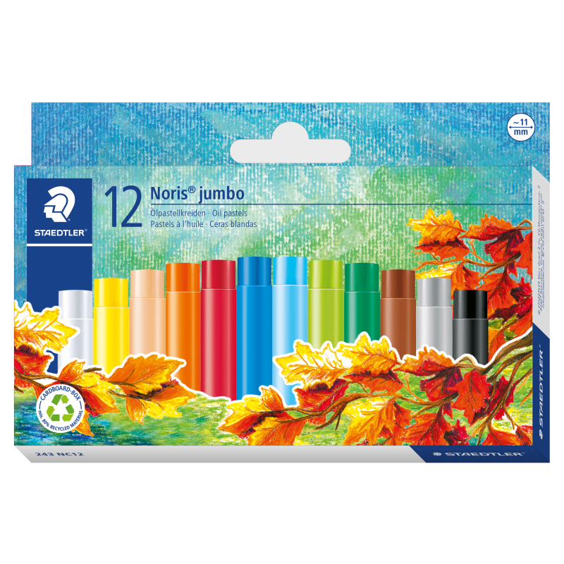 STAEDTLER® Noris® Ölpastellkreide jumbo · 12 Farben