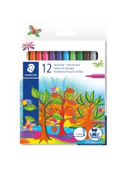 STAEDTLER® Fasermaler Noris® · 12 Farben