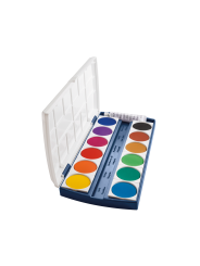 Herlitz Deckfarbkasten · inkl. Deckweiß · 12 Farben