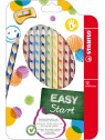 STABILO® Ergonomischer Dreikant-Buntstift STABILO® EASYcolors · 12er Etui · Rechts-/Linkshänder