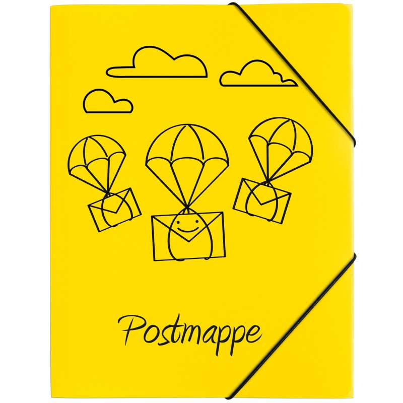 Pagna Postmappe ·  DIN A4 ·  Kunststoff gelb
